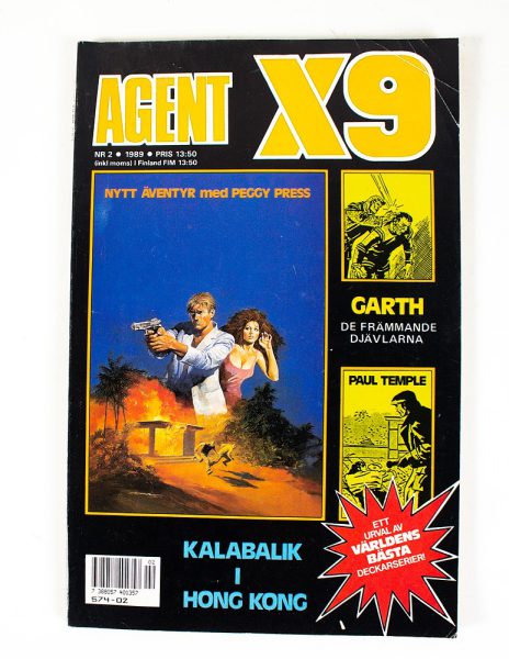 Agent x9 nr2 1989 - Kuva 1