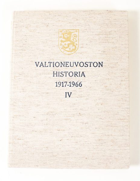 Valtioneuvoston historia IV 1917 - 1966 - Kuva 1