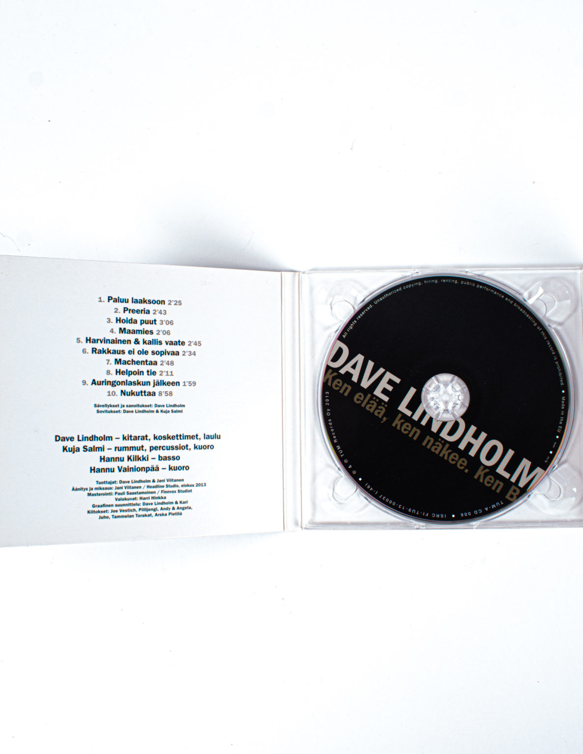 Dave Lindholm - Ken elää, ken näkee. Ken B CD - Image 3