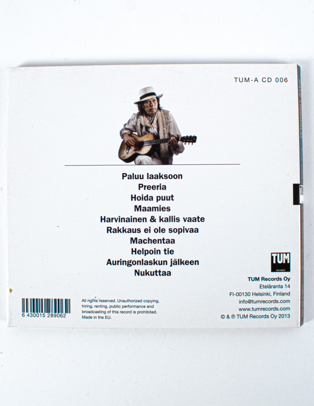 Dave Lindholm - Ken elää, ken näkee. Ken B CD - Image 2