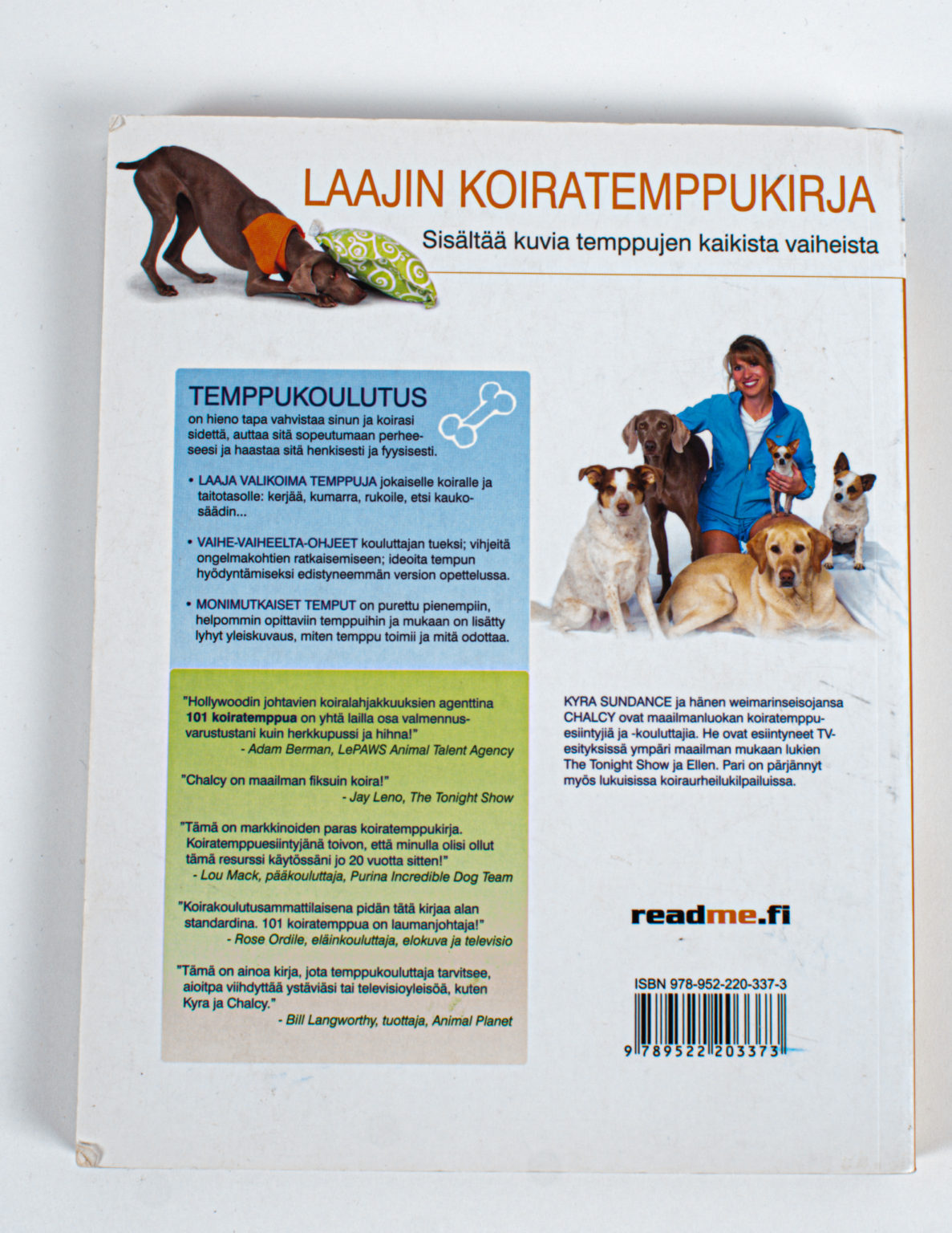 101 koiratemppua : aktiviteetteja ja virikkeitä koirasi haastamiseen ja läheisen suhteen luomiseen vaihe vaiheelta kuvattuna - Image 3