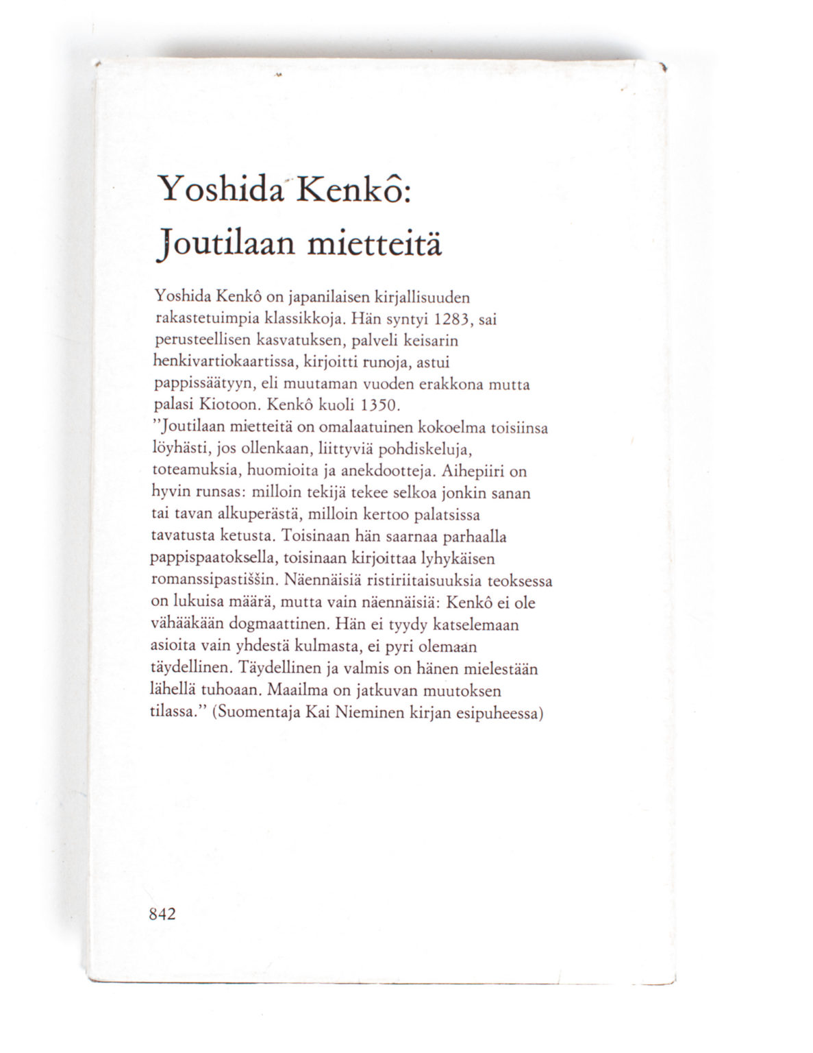 Joutilaan mietteitä - Yoshida Kenko - Image 3