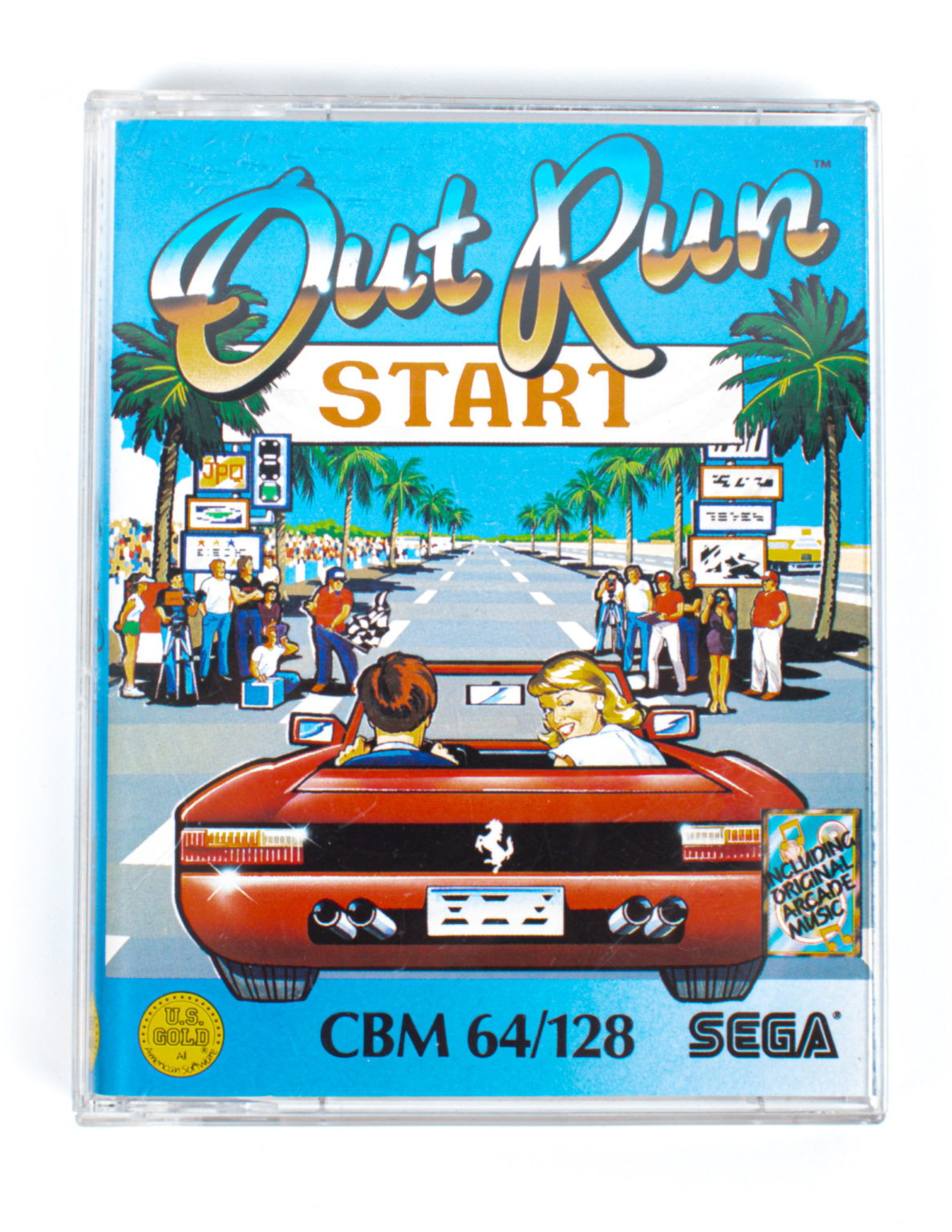 Out Run - Commodore 64/128 peli