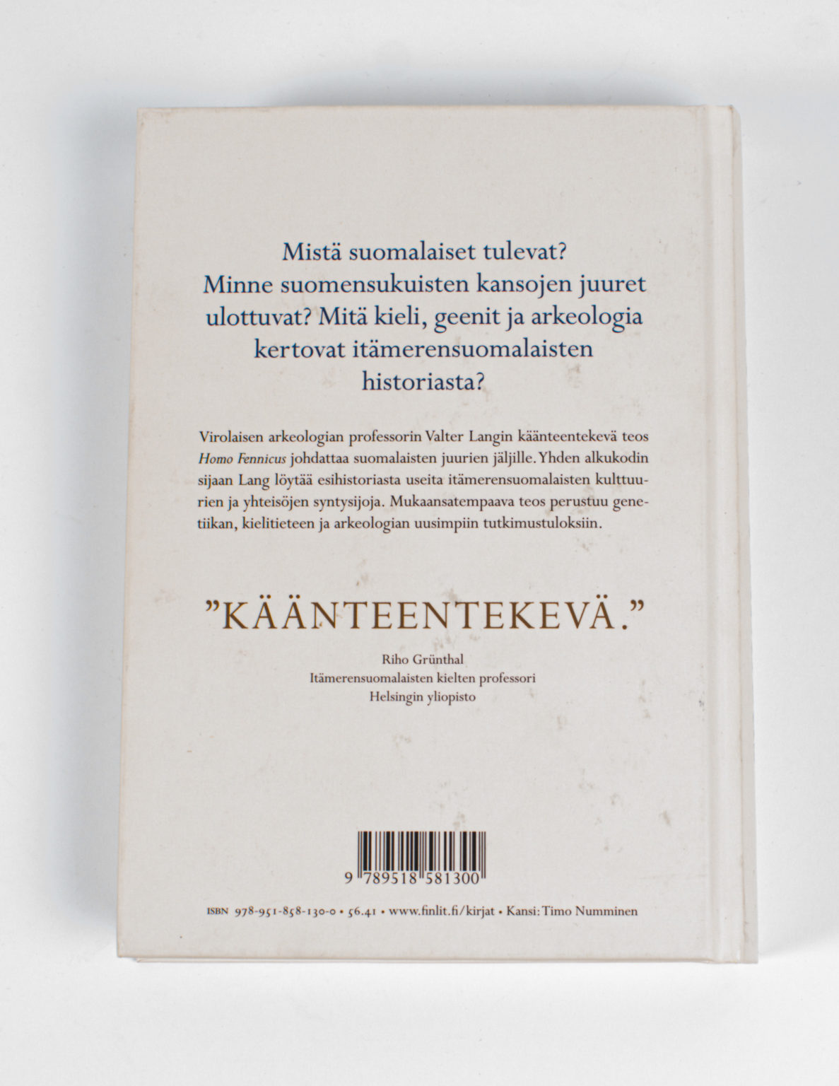 Homo Fennicus : itämerensuomalaisten etnohistoria - Valter Lang - Image 2