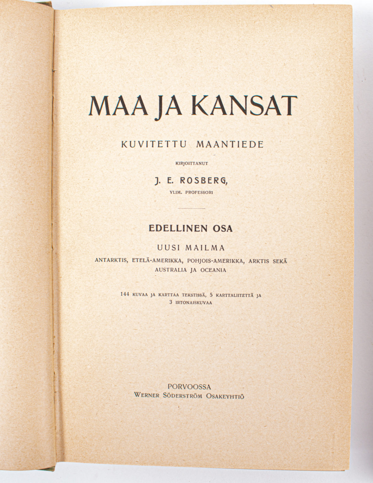 Maa ja kansat osat 1-2 - J. E. Rosberg - Image 3