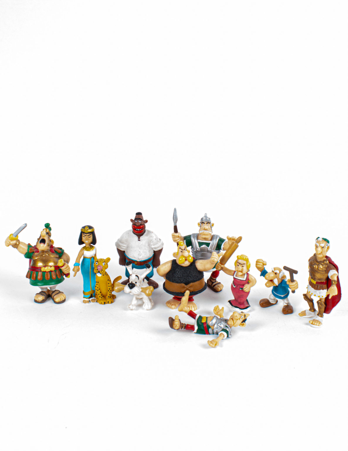 Asterix ja Obelix - Roomalaiset ja Kyläläiset setti + Hopeanuoli sarjakuvia 4-80