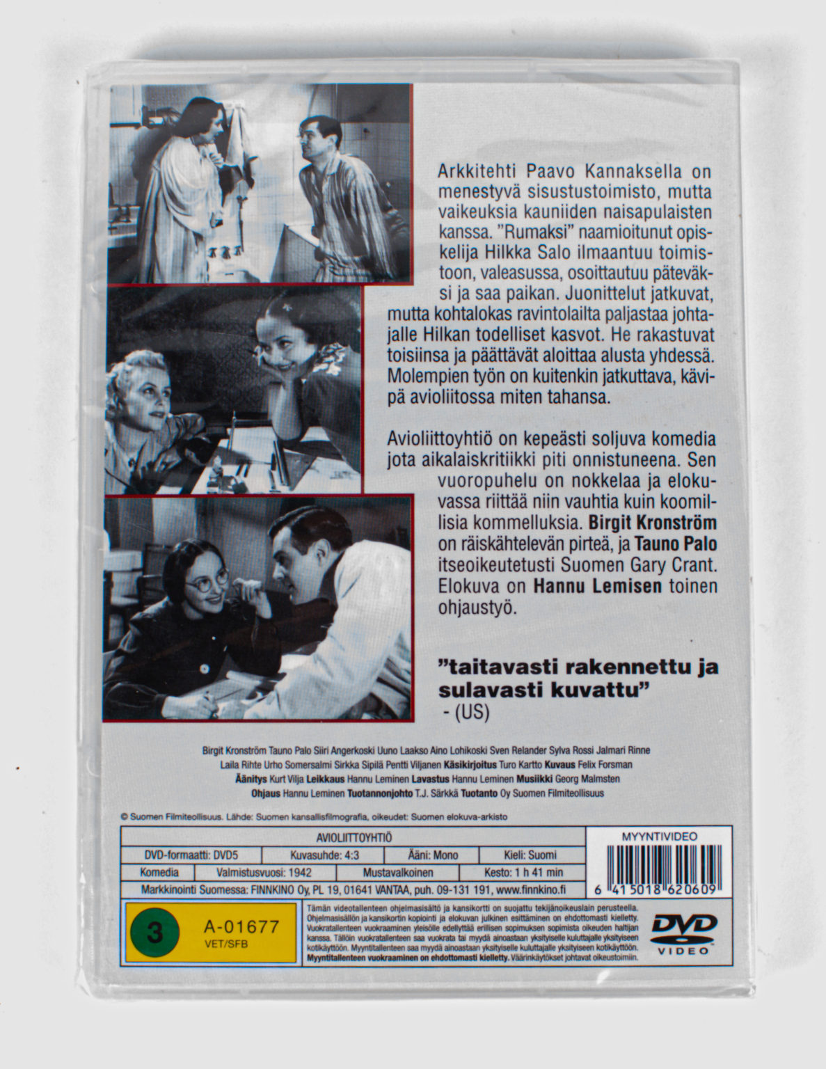 Avioliittoyhtiö - Birgit Kronström, Tauno Palo, Siiri Angerkoski, Uuno Laakso - Image 2