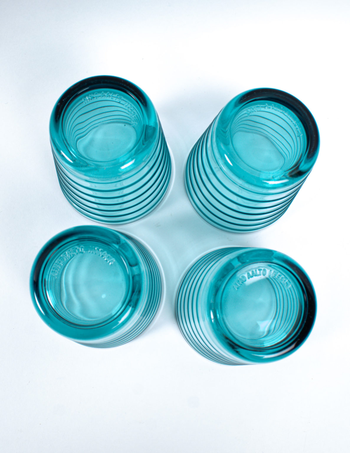IITTALA Aino Aalto juomalasi 22 cl vedensininen 4 kpl - Image 4