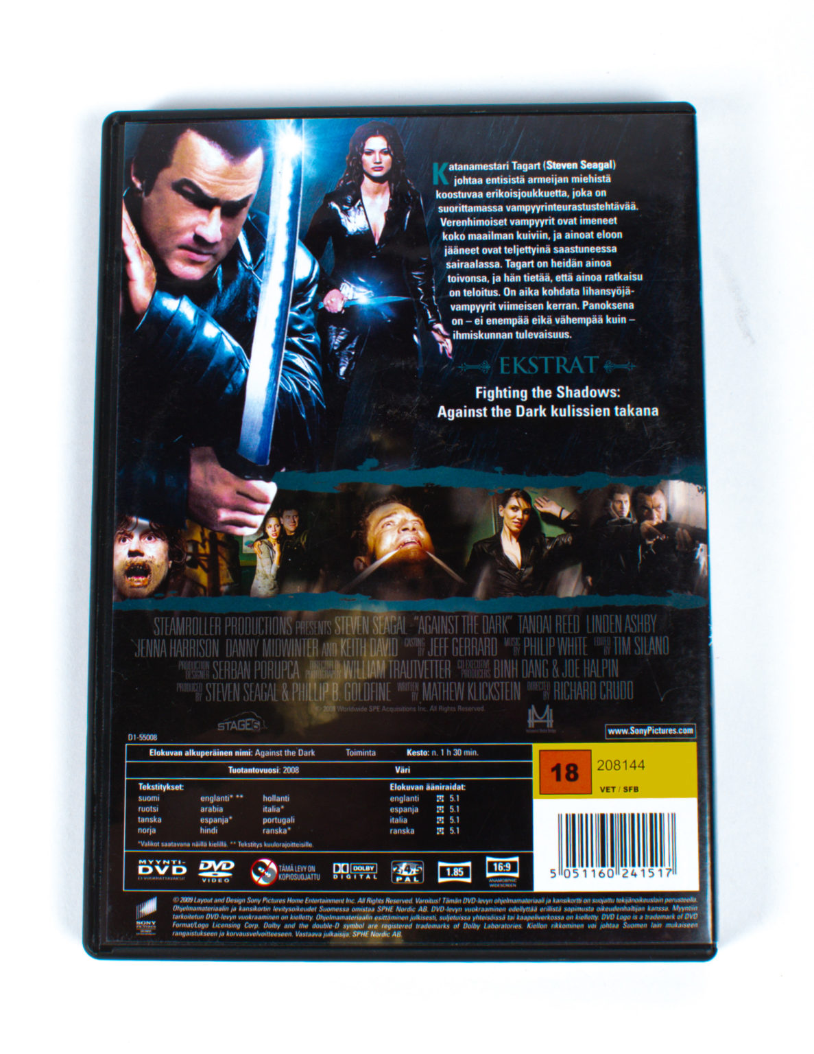 Steven Seagal - Against the Dark [2008][DVD] - Image 2