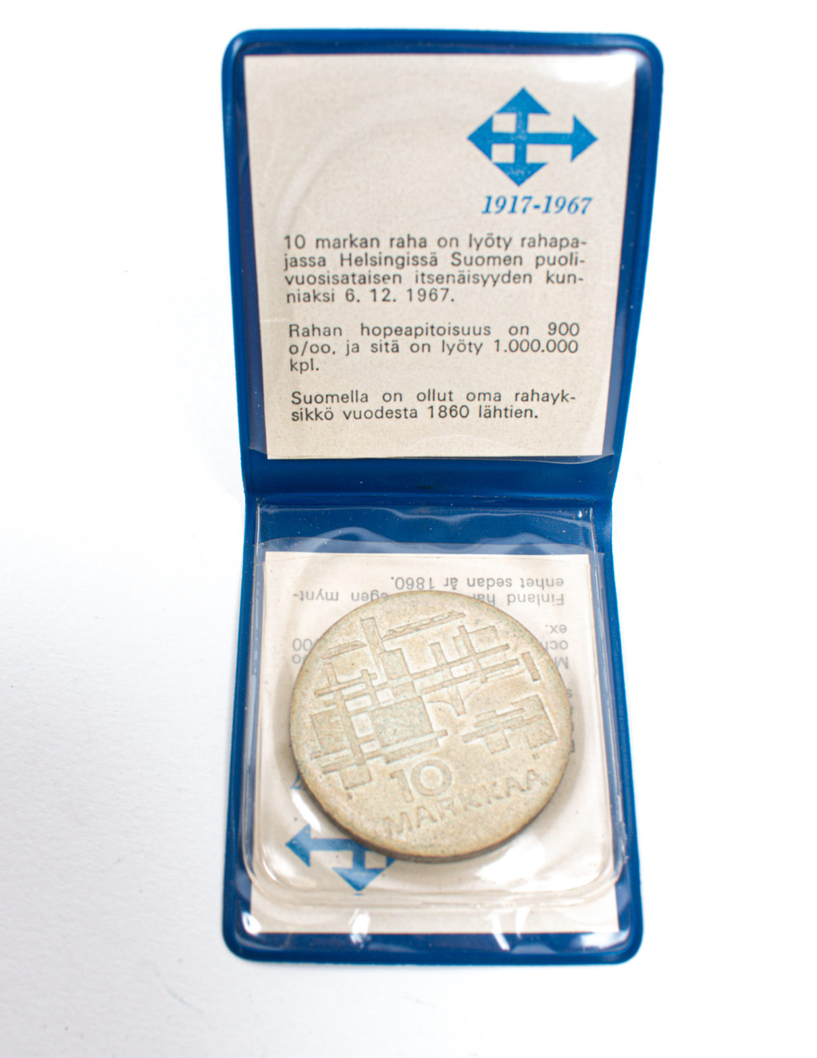10 markan juhlapainos, 1967.