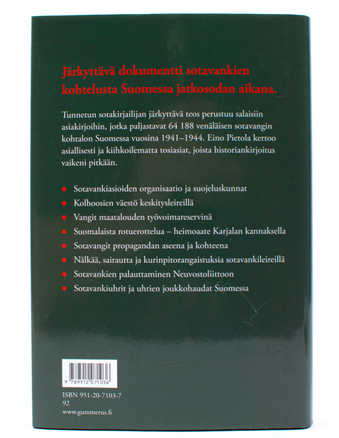 Sotavangit Suomessa 1941-1944 : dokumentteihin perustuva teos sotavankien käsittelystä Suomessa jatkosodan aikana - Image 3
