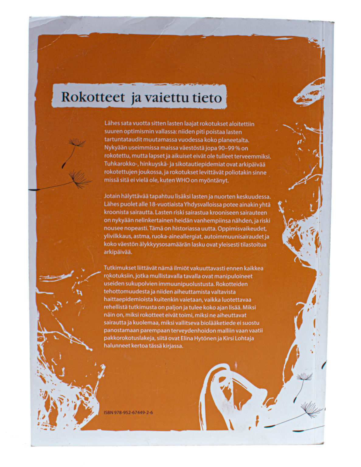 Rokotteet ja vaiettu tieto - Elina Hytönen, Kirsi Lohtaja - Image 2