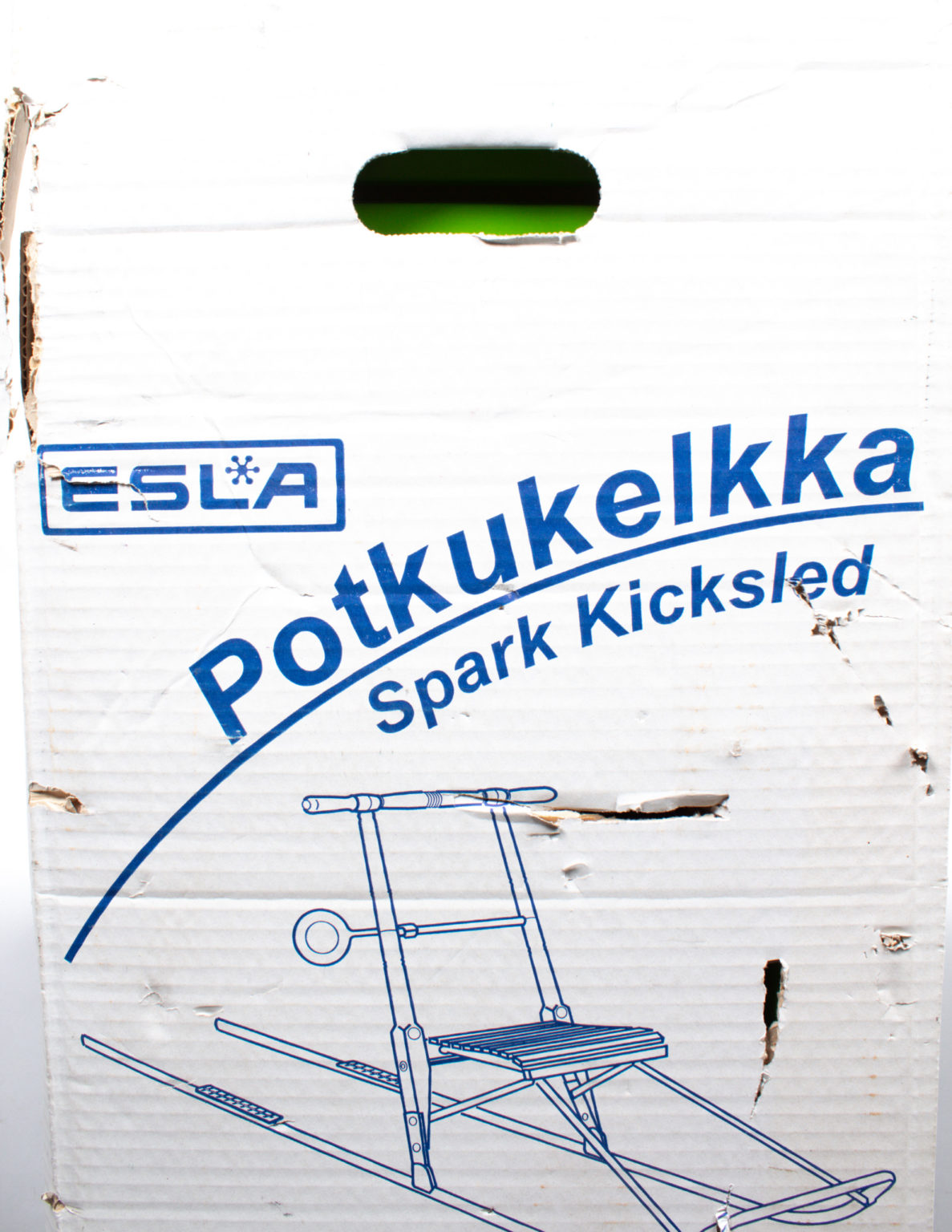 Avaamaton Eslan potkukelkka, T2/LIME