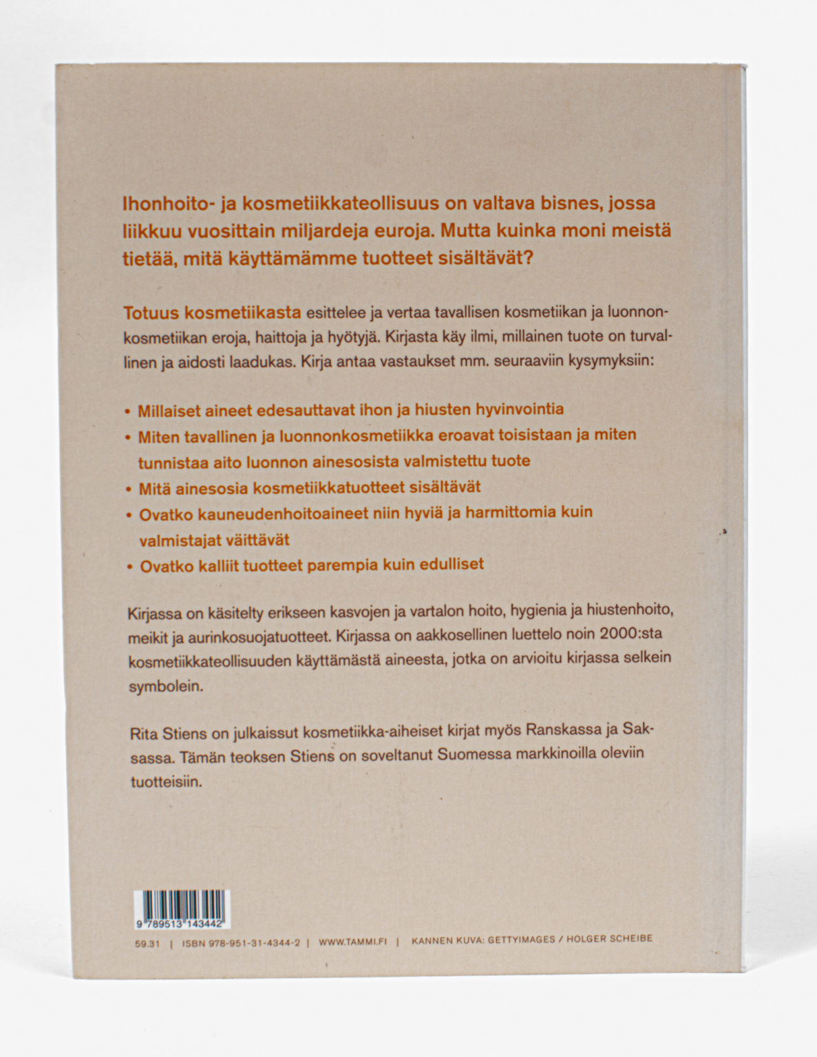 Totuus kosmetiikasta : Parasta iholle, hiuksiin, meikkiin - Rita Stiens - Image 2