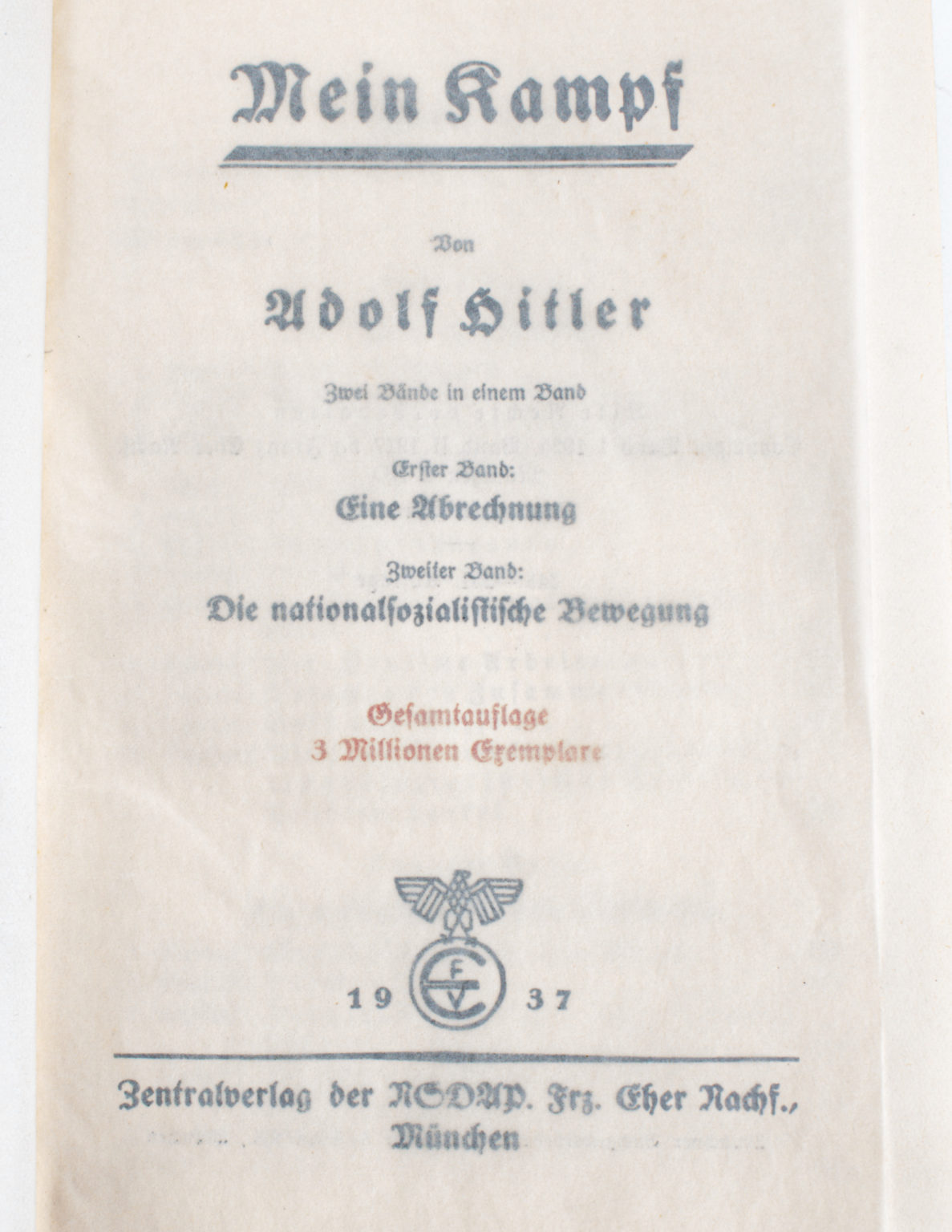 Mein Kampf, Taisteluni [1937] - Image 6