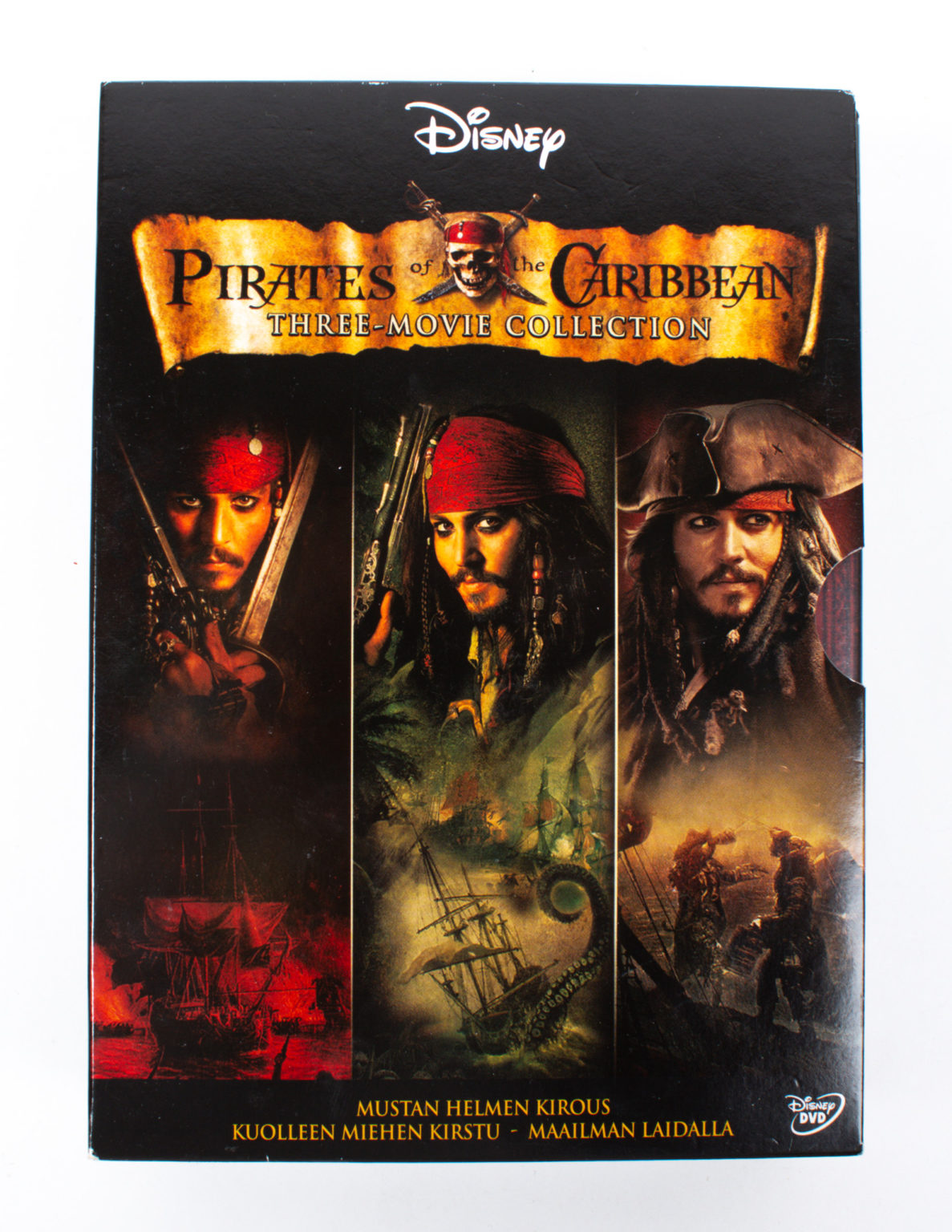 Pirates of the Caribbean, 1-3 elokuvat [DVD]