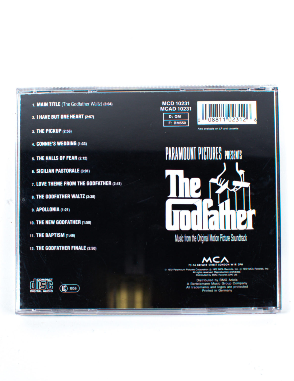 The Godfather - Music From The Original Motion Picture Soundtrack CD - Image 2