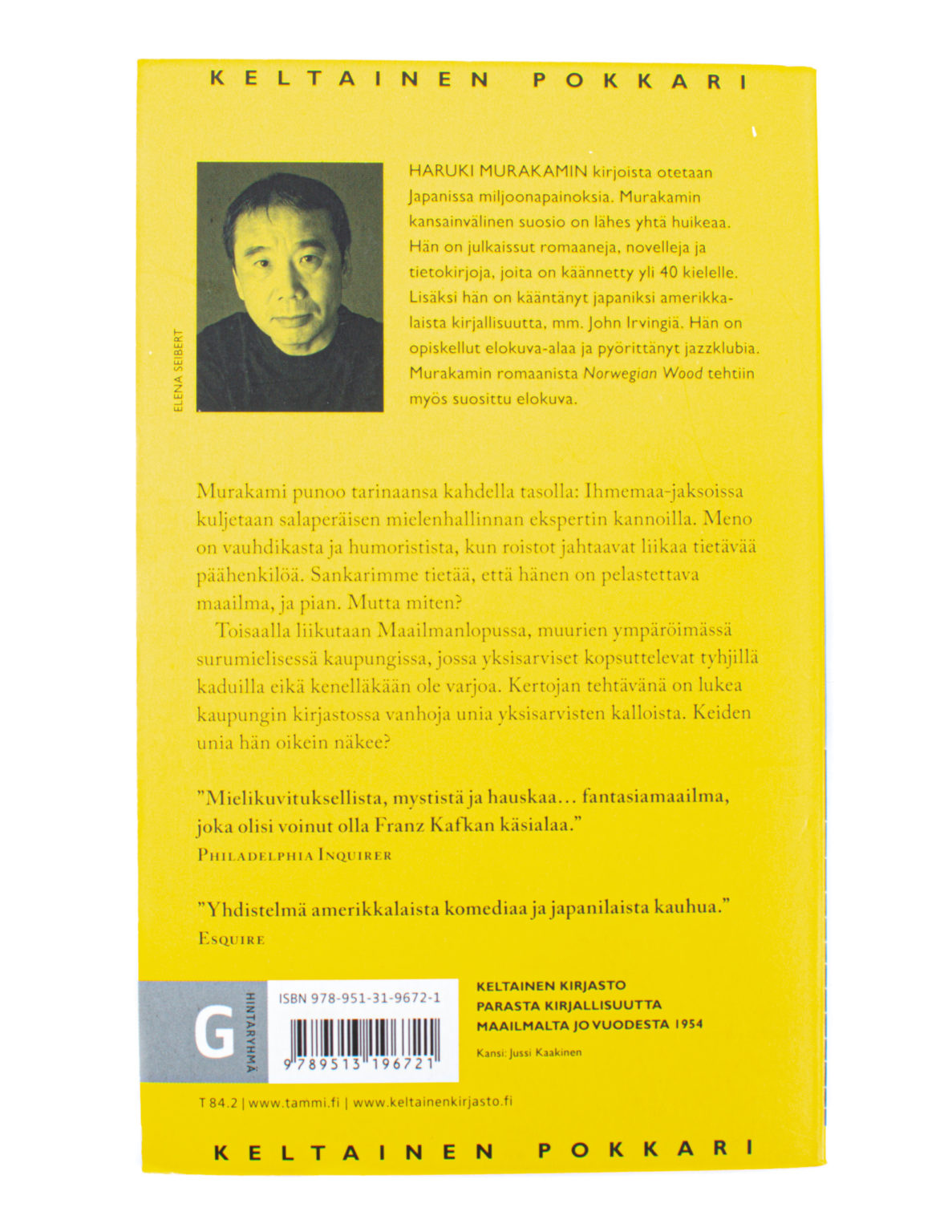 Maailmanloppu ja ihmemaa - Haruki Murakami - Image 2