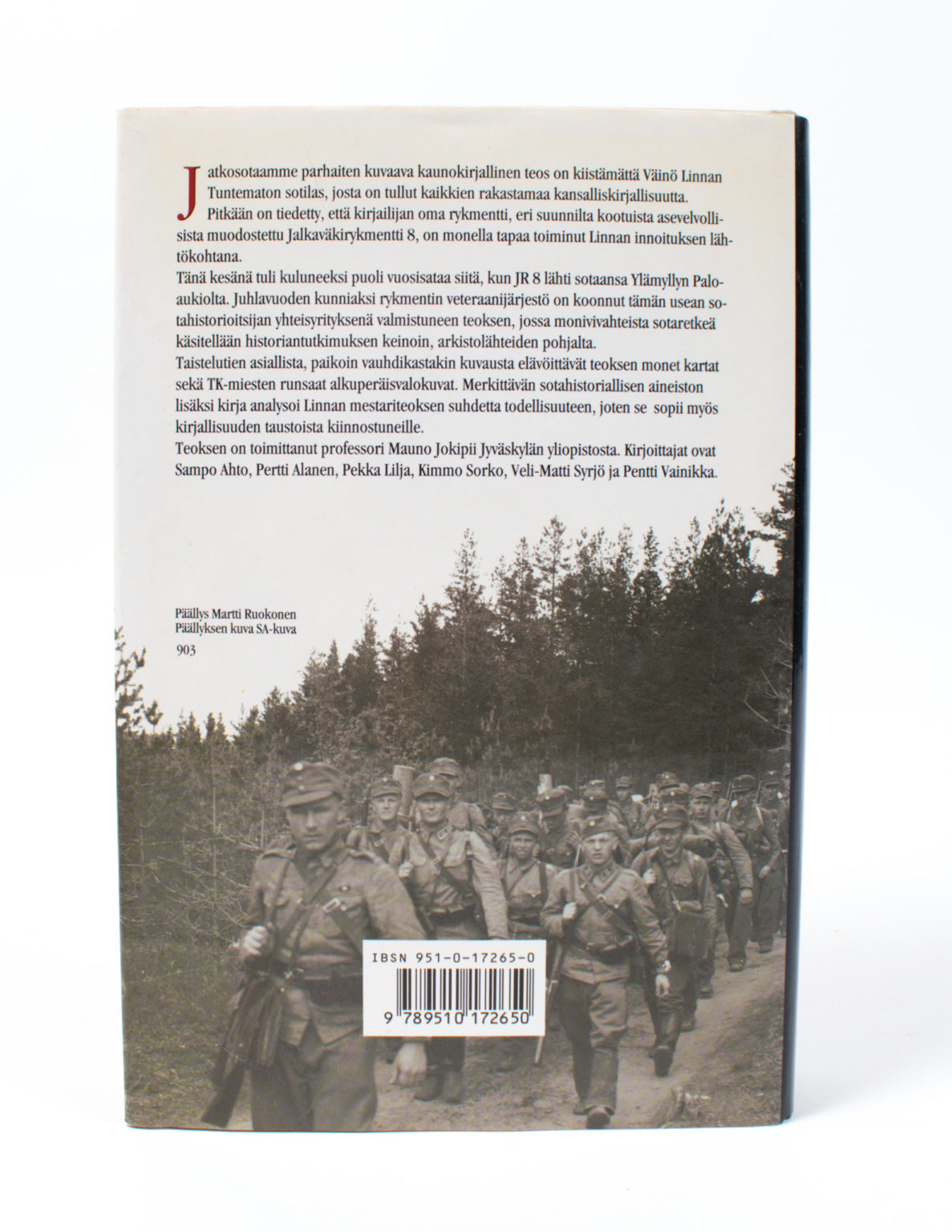 Tuntemattoman sotilaan rykmentti : jalkaväkirykmentti 8:n historia - Image 2