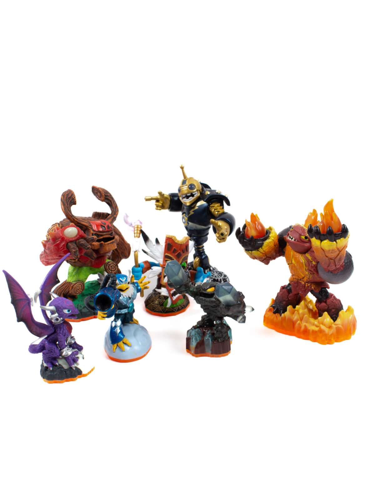 Skylanders hahmoja 7kpl