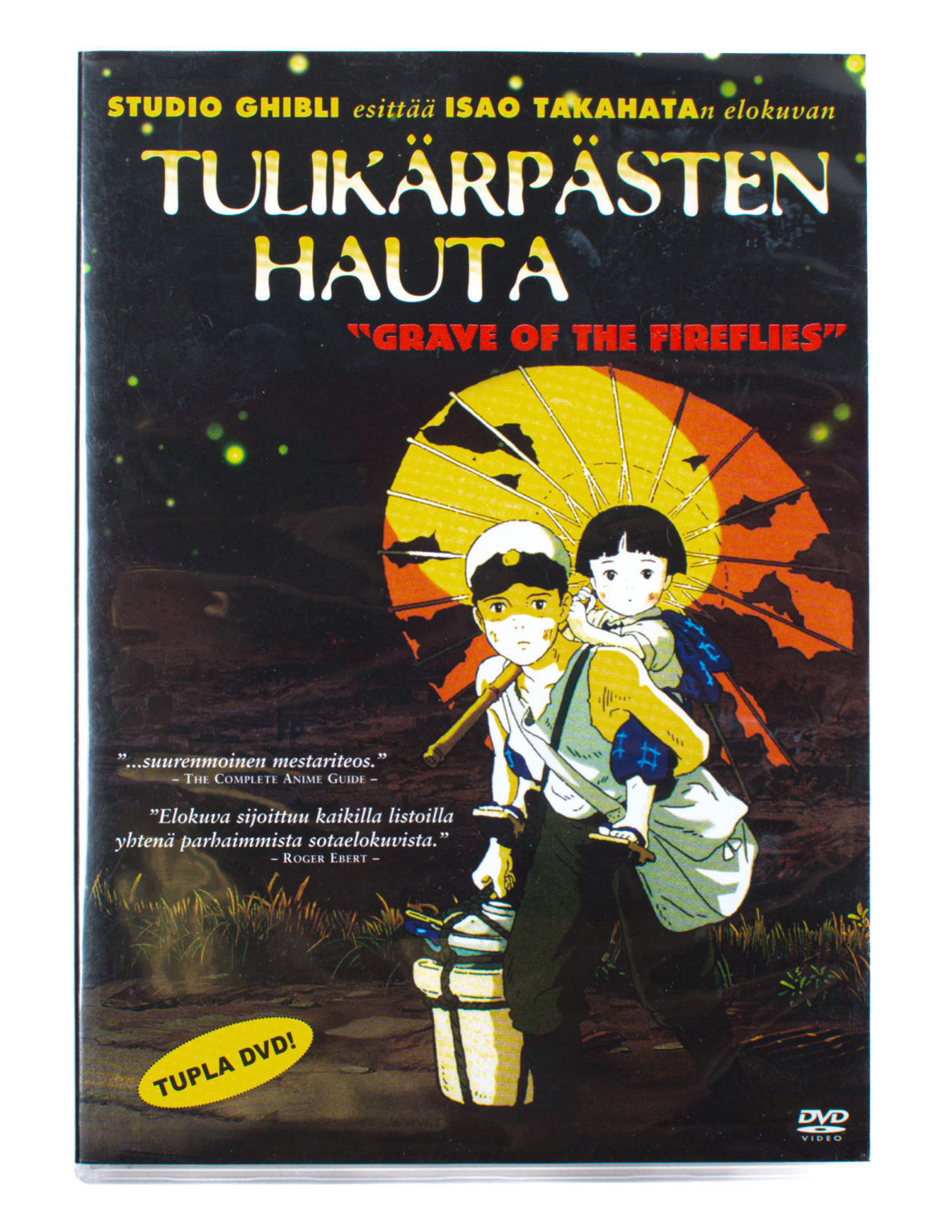 Tulikärpästen hauta -DVD