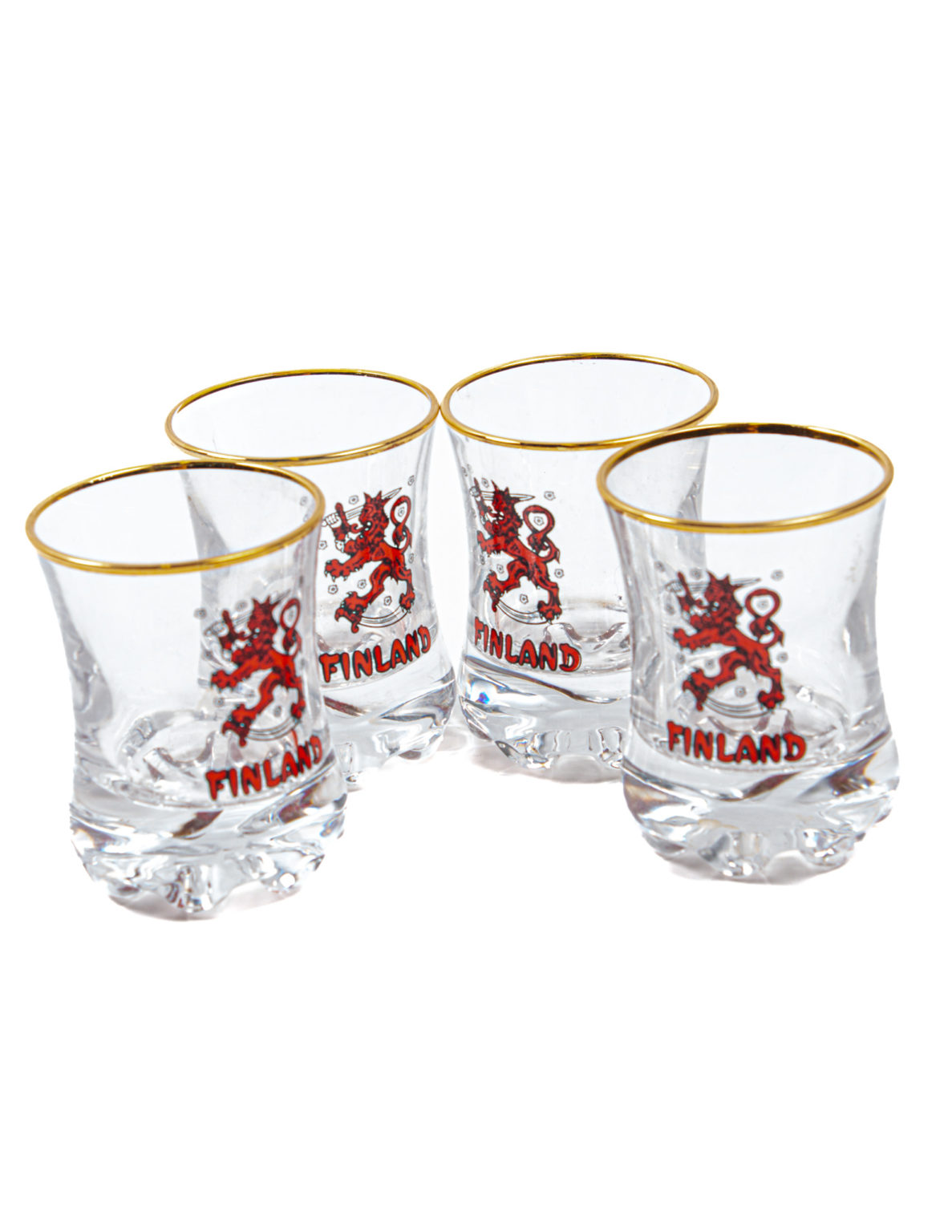 Finland leijona snapsilasit 4 kpl - Image 3