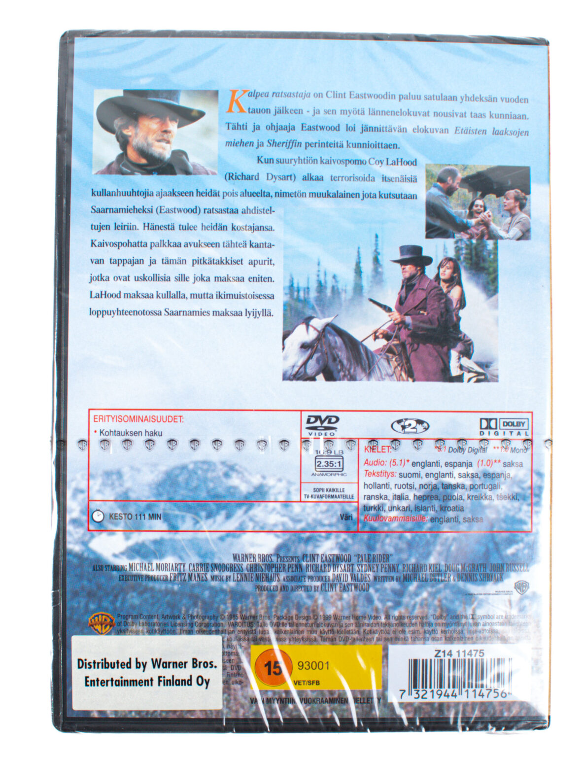 Clint Eastwood - Kalpea ratsastaja DVD - Image 2