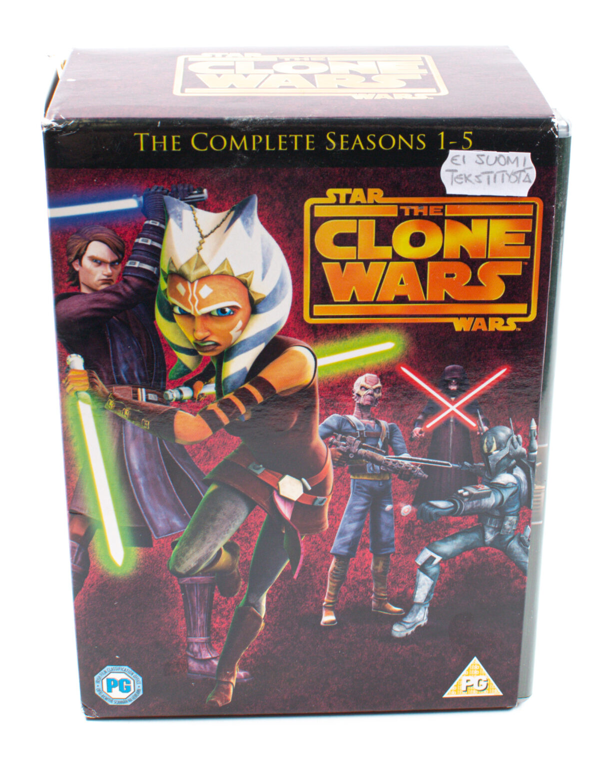 Star Wars: The Clone Wars -DVD boksi kaudet 1-5