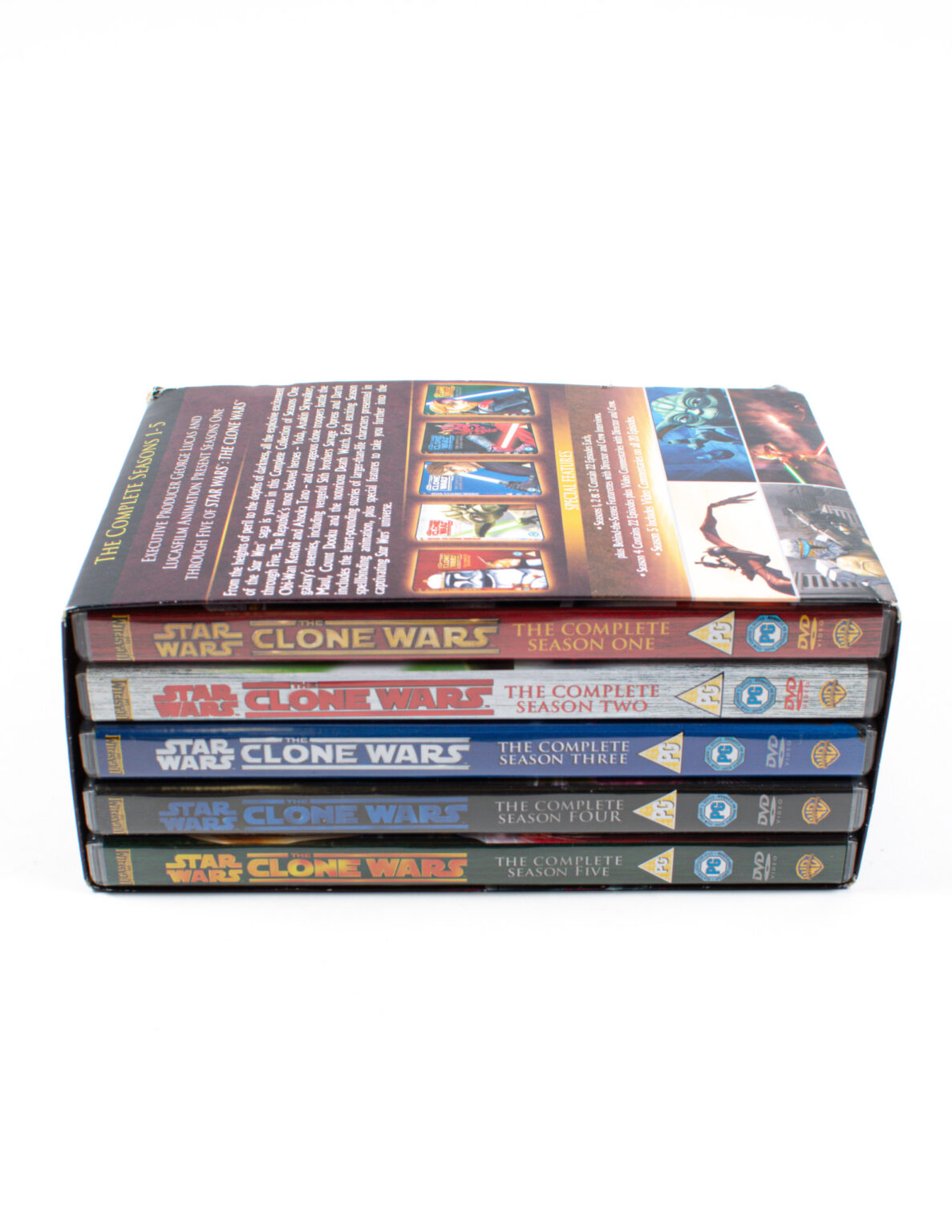 Star Wars: The Clone Wars -DVD boksi kaudet 1-5 - Image 2