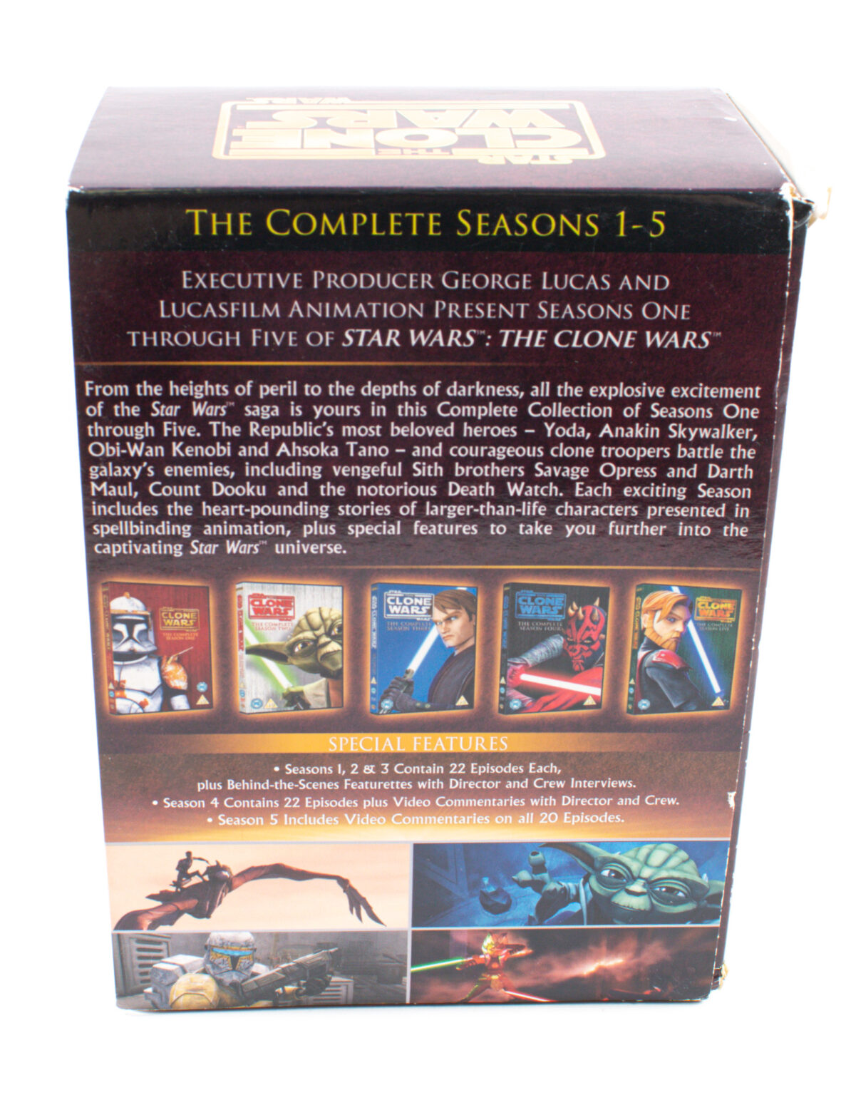Star Wars: The Clone Wars -DVD boksi kaudet 1-5 - Image 3