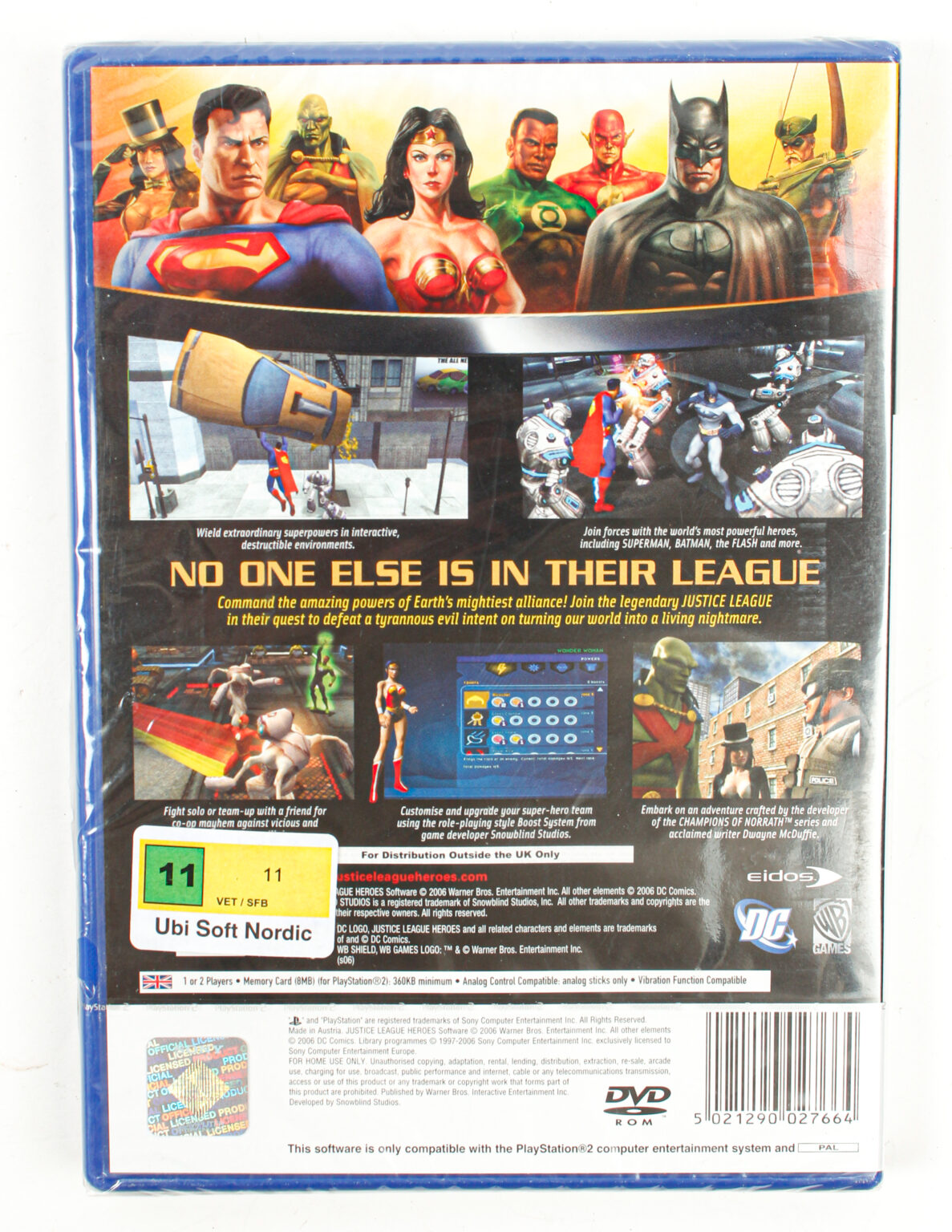 Justice League Heroes -PS 2 peli (uusi) - Image 2