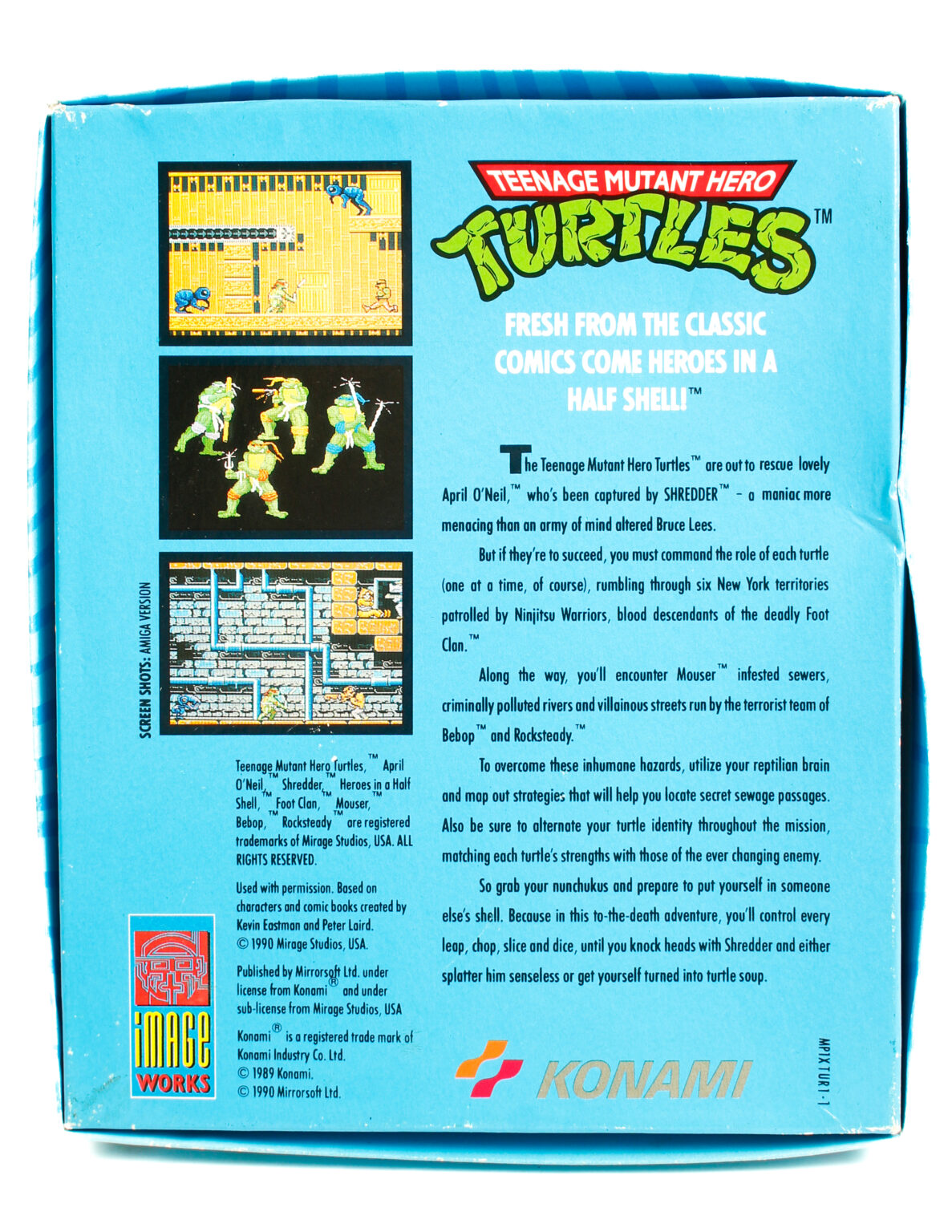 Teenage Mutant Hero Turtles (Commodore 64/128)(Levyke) - Image 2