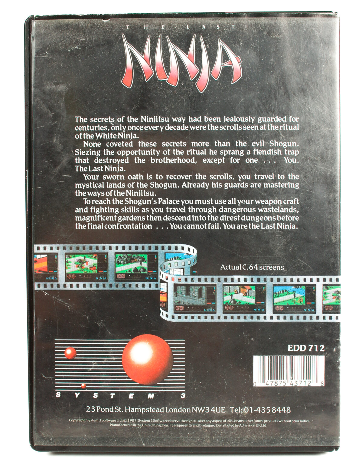 The Last Ninja (Commodore 64/128)(Levyke) - Image 2