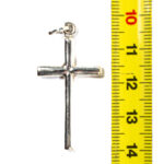 Hopeinen (925) ristikoru