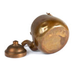 Vanha Peltiteos OY OPA Helsinki kuparipannu koristeeksi 1/4L