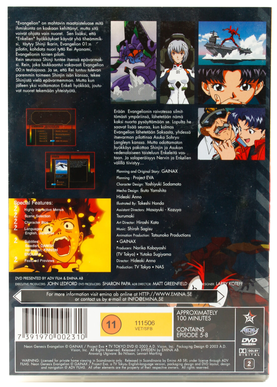 Neon Genesis Evangelion jaksot 1-20 [collection 0:1-0:6] DVD - Image 5