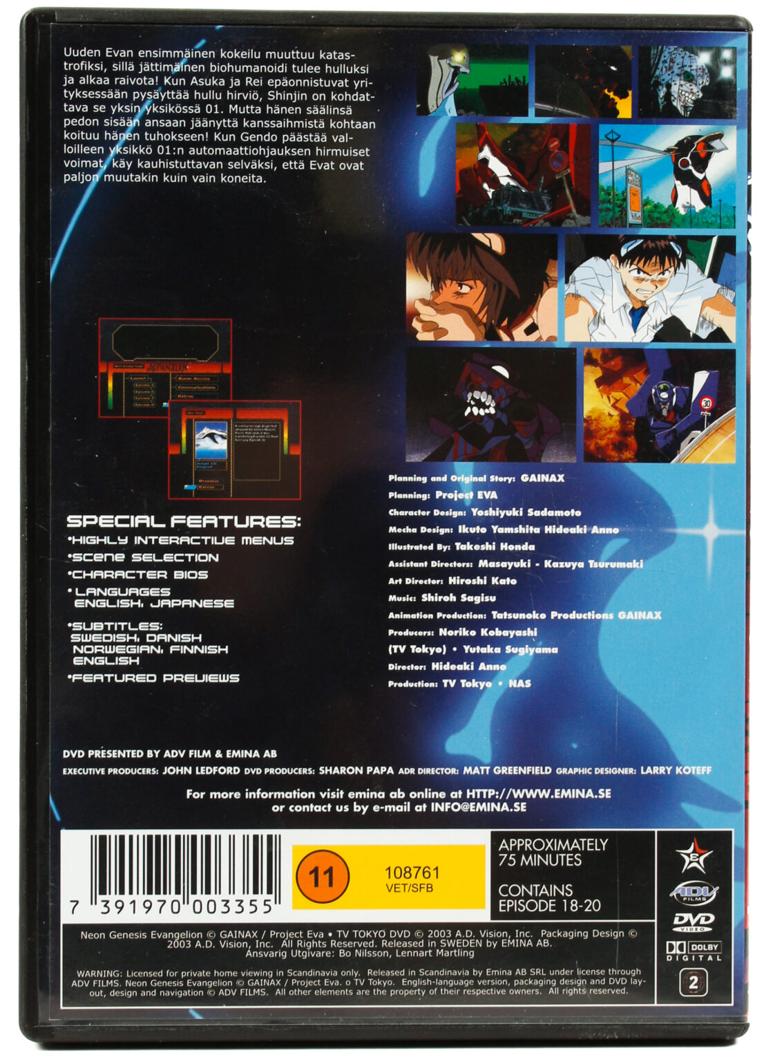 Neon Genesis Evangelion jaksot 1-20 [collection 0:1-0:6] DVD - Image 8