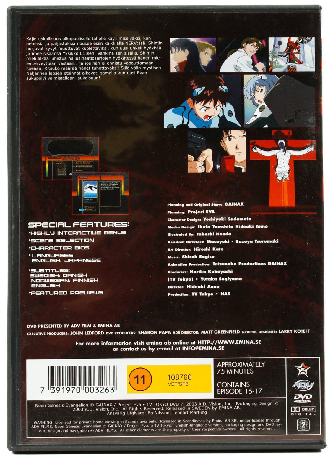 Neon Genesis Evangelion jaksot 1-20 [collection 0:1-0:6] DVD - Image 9
