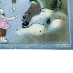 Taitoluistelun MM - kisojen Seinälaatta 1983 - Heljä Liukko - Sundström / Arabia