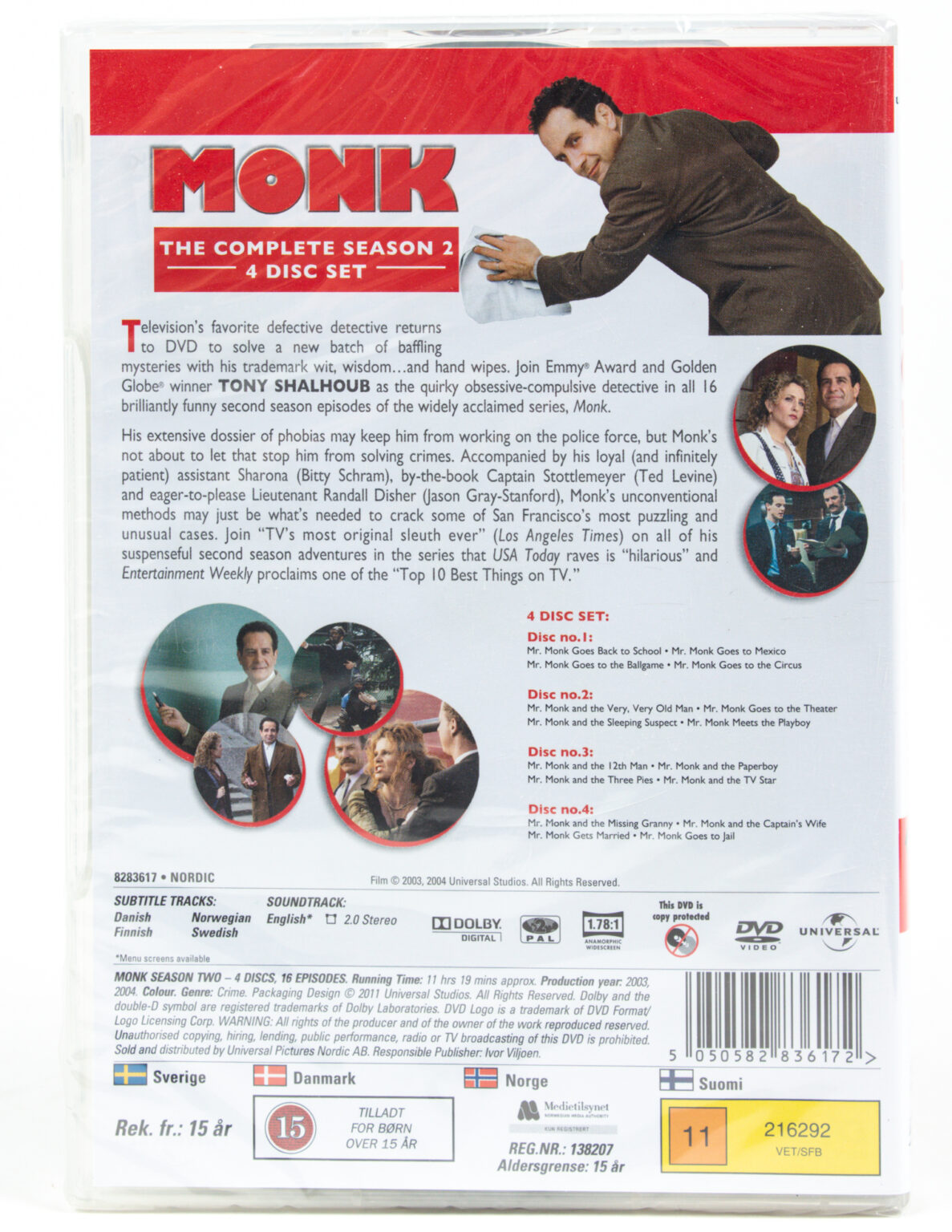 MONK - The Complete Season Two (DVD) - Image 2