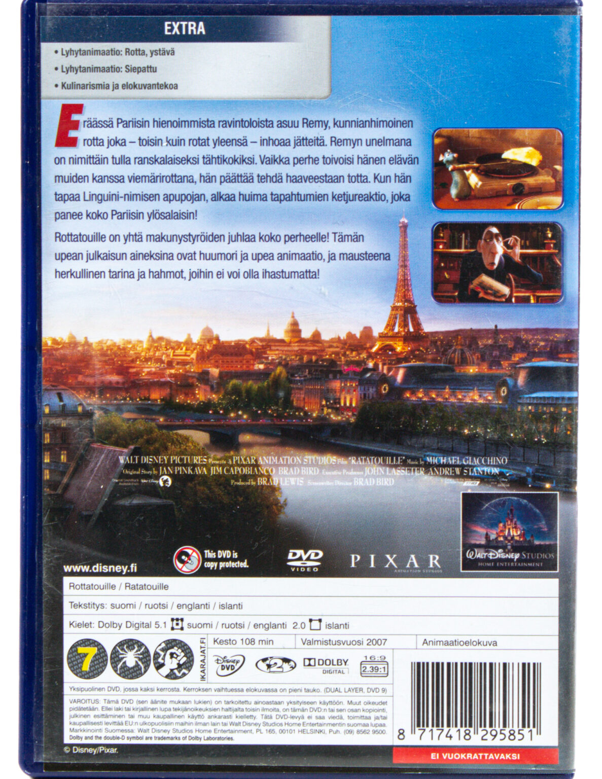 Rottatouille - Disney, Pixar  DVD - Image 2