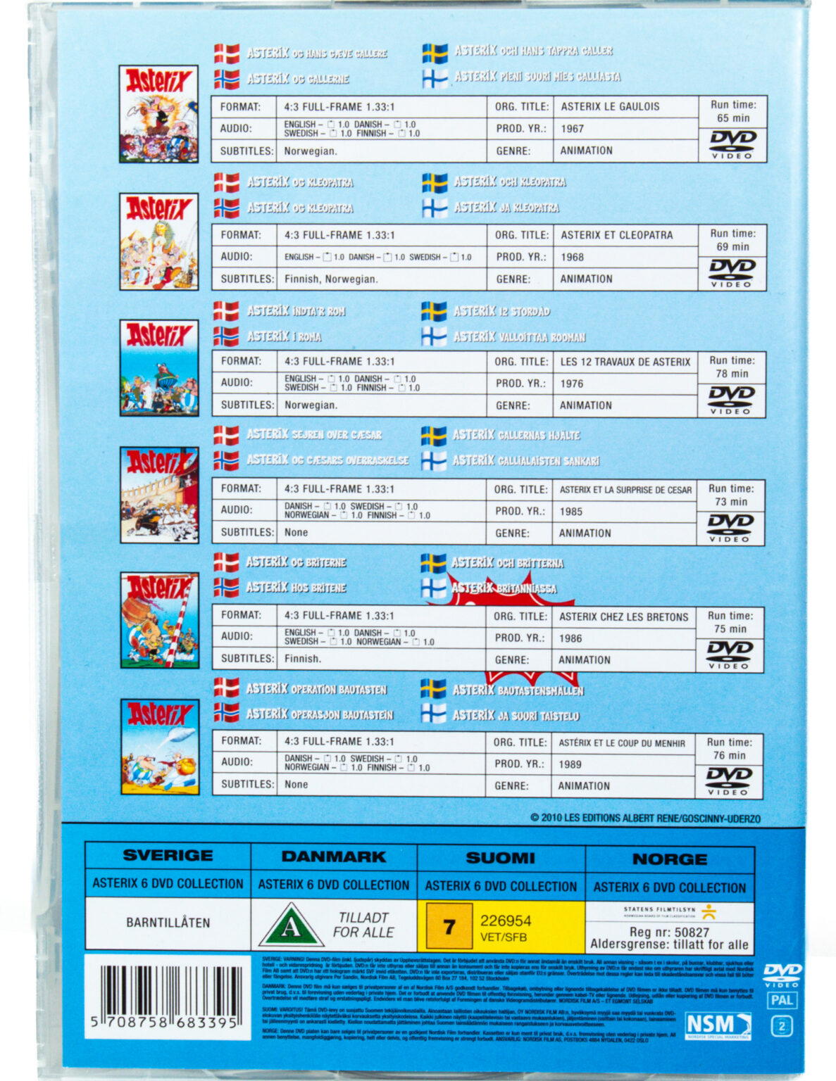 Asterix  Collection - 6 DVD's - Image 2
