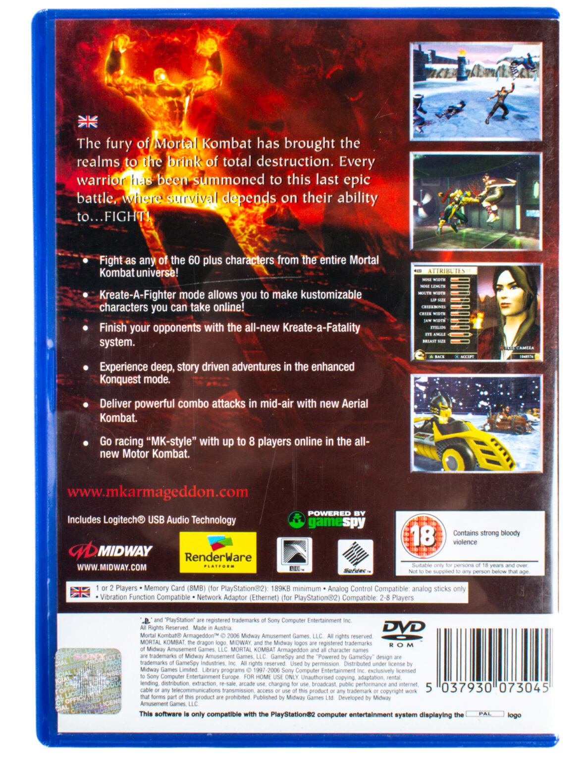 Mortal Combat Armageddon (PS2)(PAL) - Image 2