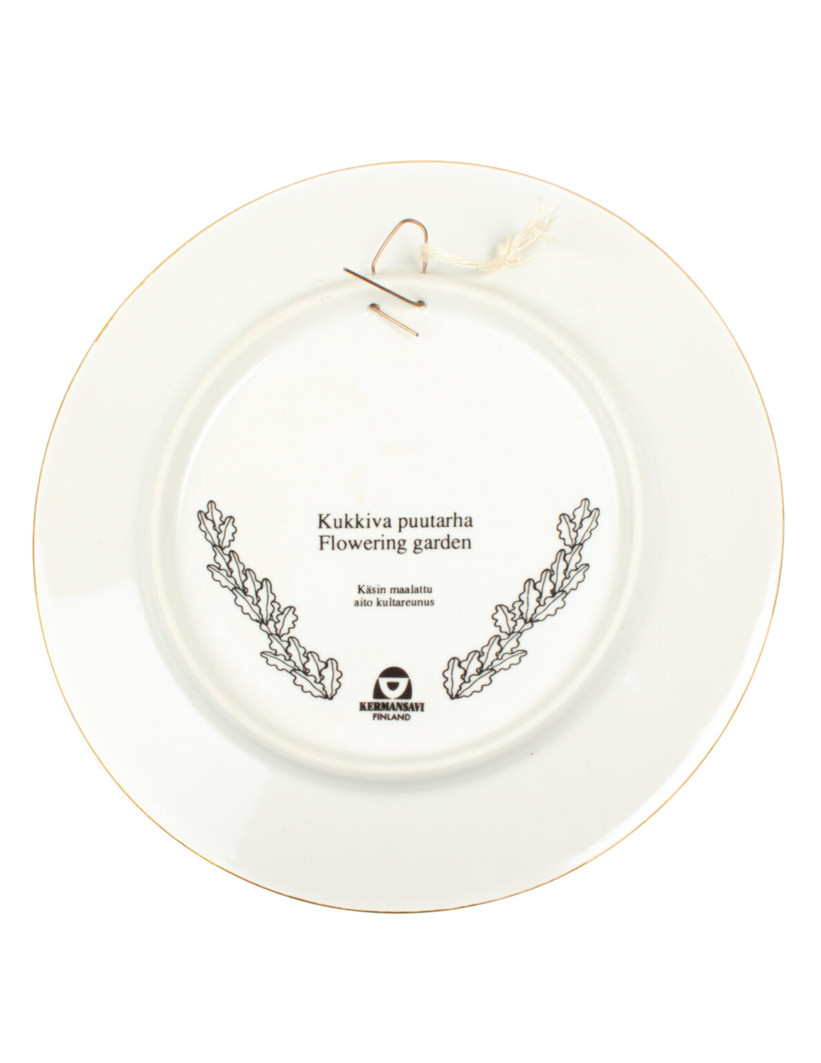 Kermansavi "Kukkiva puutarha" Seinälautanen - Image 2