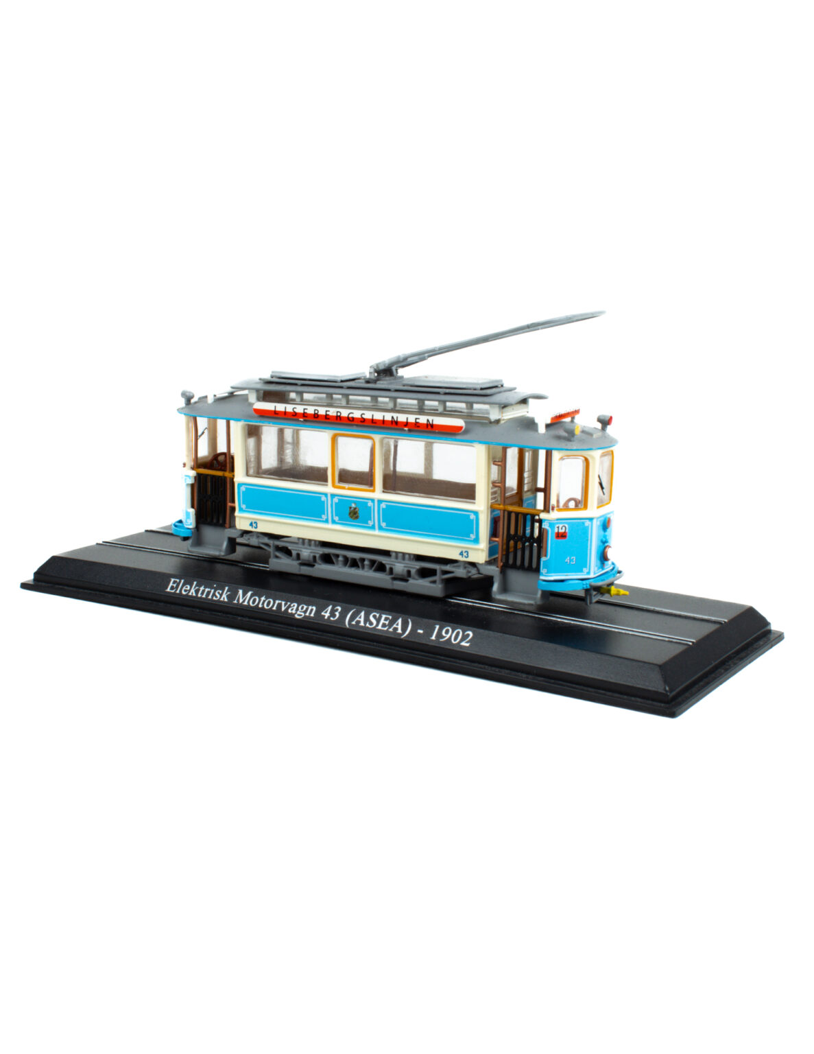 Elektrisk Motorvagn 43 (ASEA) - 1902 pienoismalli 1:87