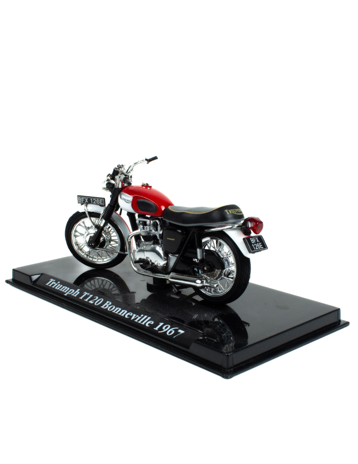 Triumph T120 Bonneville 1967 pienoismalli 1:24 - Image 7