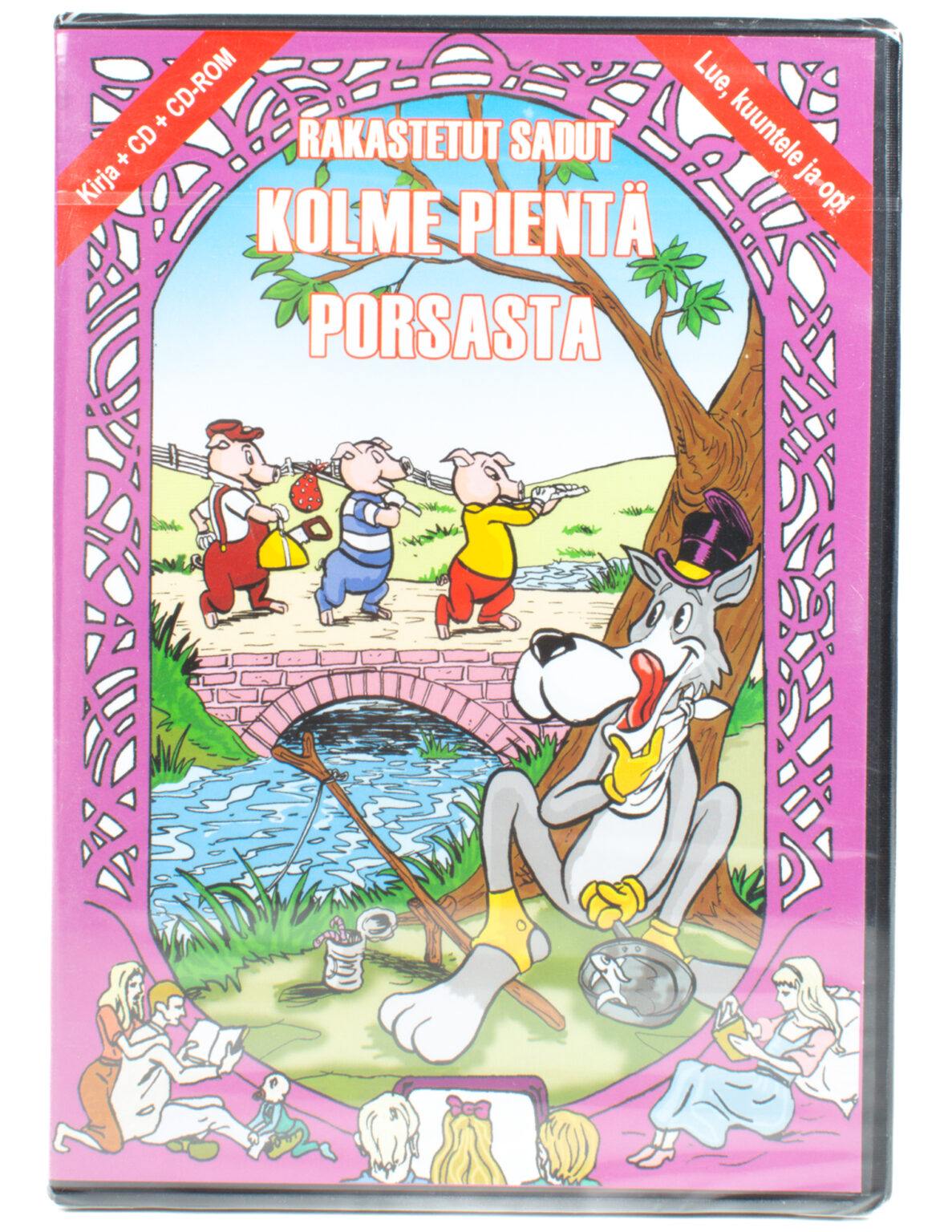 Kolme pientä porsasta - Rakastetut sadut (CD+CD-ROM)