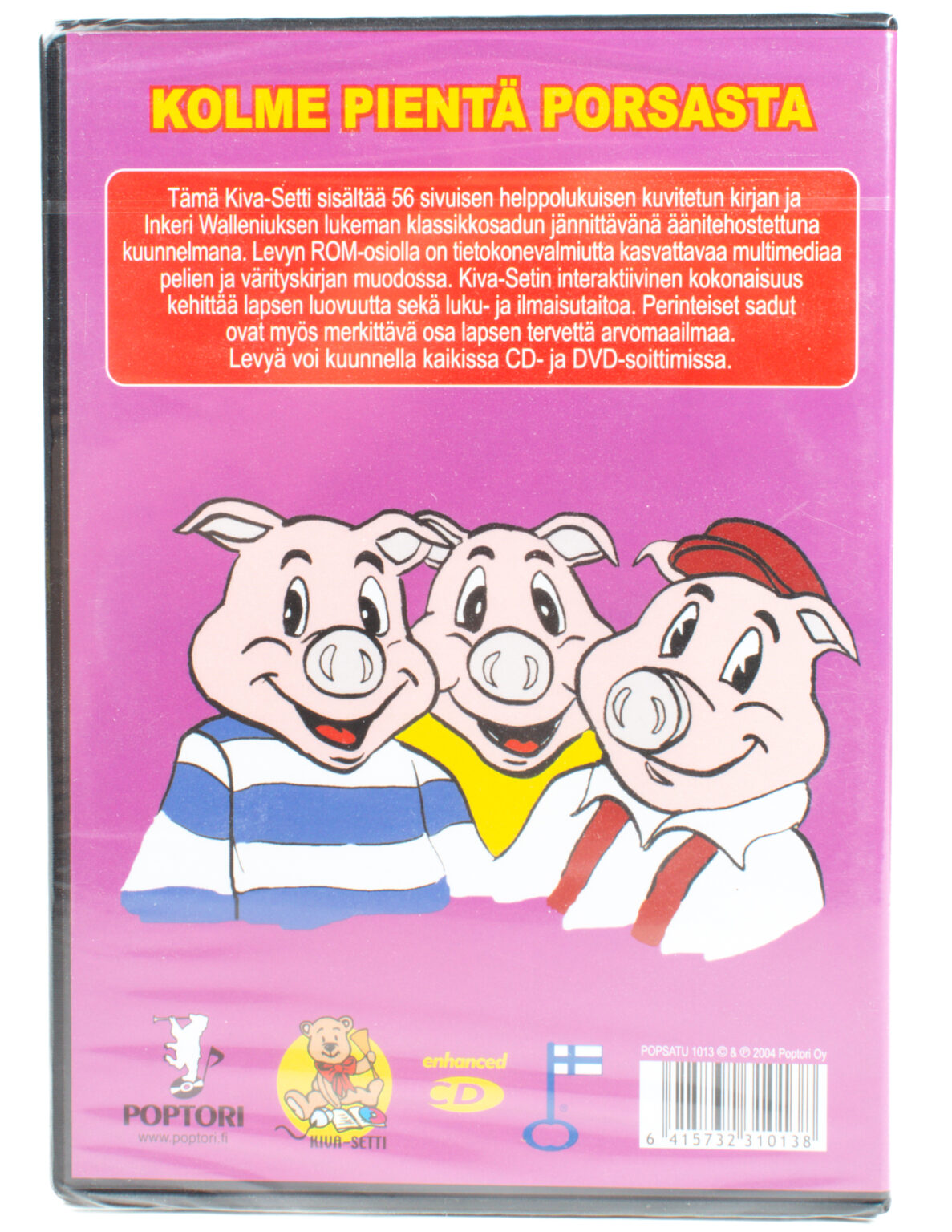 Kolme pientä porsasta - Rakastetut sadut (CD+CD-ROM) - Image 2