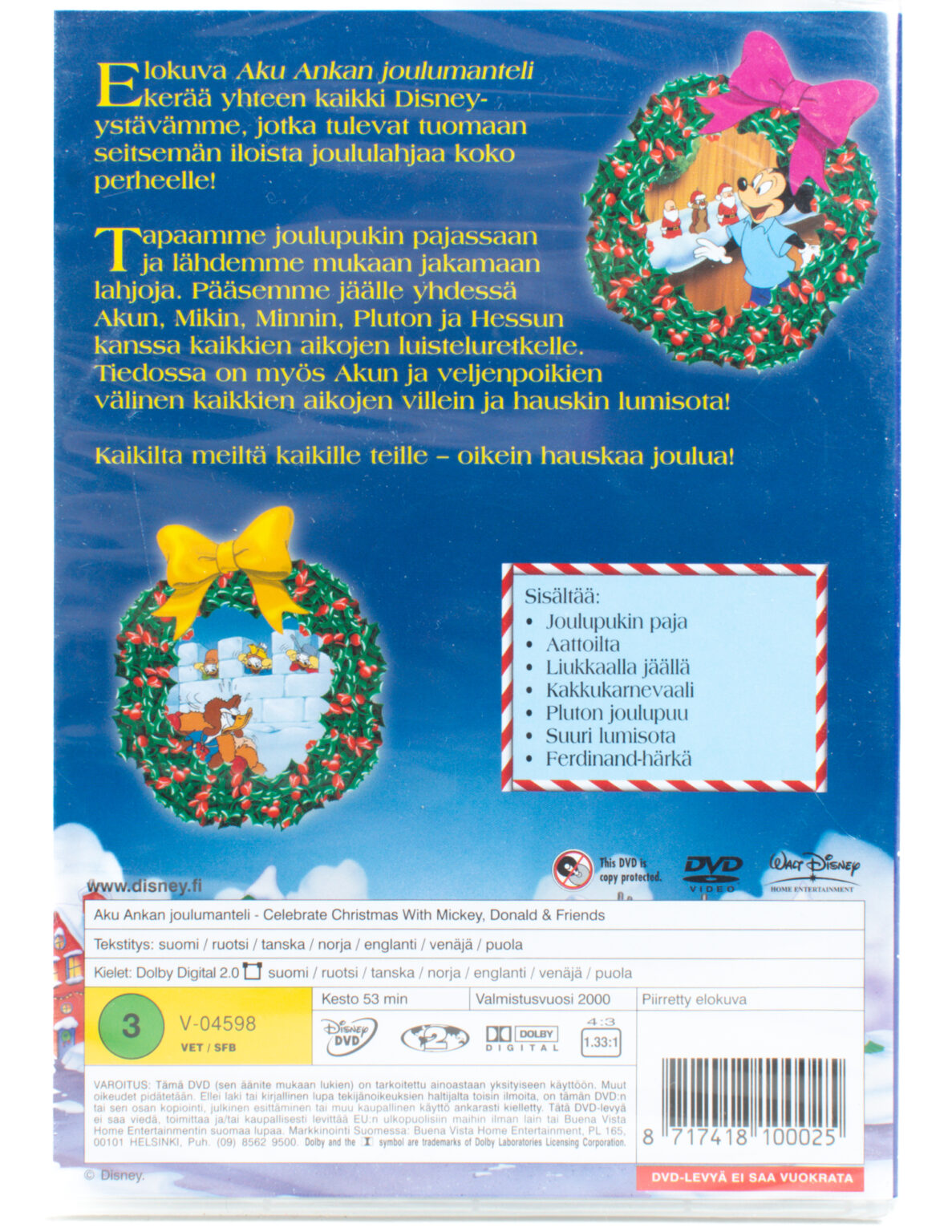 Aku Ankan joulumanteli (DVD) - Image 2
