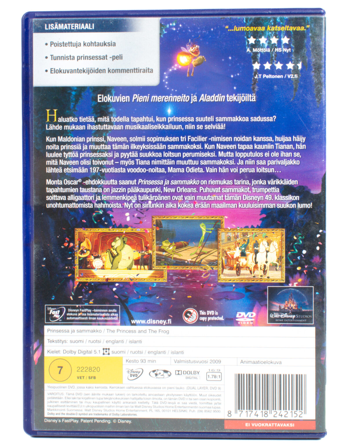 Prinsessa ja Sammakko (DVD) - Image 2
